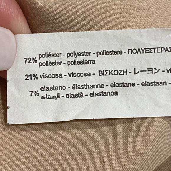 Zara Button Front High Waisted Trouser Pants 16625 - Picture 13 of 14